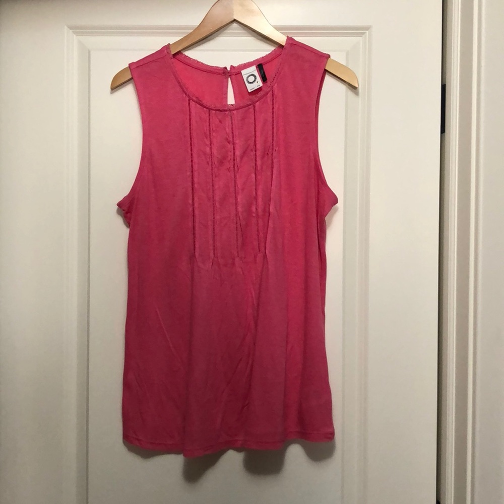 Anthropologie pink tank top
